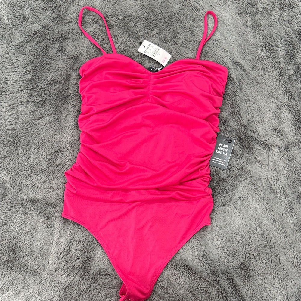 Express Vibrant hot Pink bodysuit